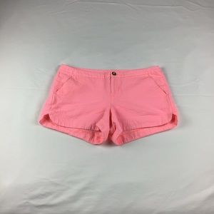 Lilly Pulitzer Womens Size 6 Pink Textured Chino Shorts